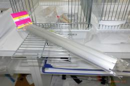 KG-487　豊栄HOEI　21ケージのアルミ製止まり木　2本セット