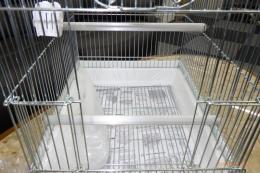 KG-487　豊栄HOEI　21ケージのアルミ製止まり木　2本セット