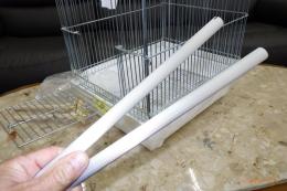 KG-487　豊栄HOEI　21ケージのアルミ製止まり木　2本セット